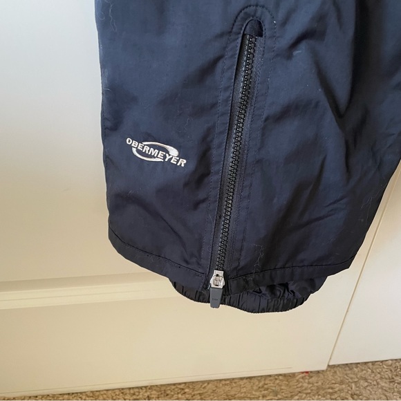 Obermeyer Adjustable Waist Black Zip Pockets Ski Pants Size 8 - Picture 8 of 10
